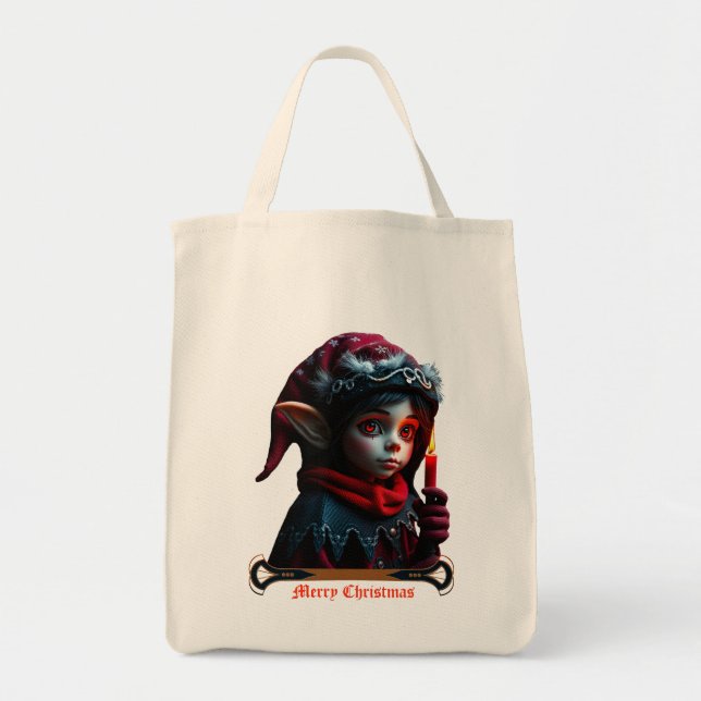 Gothic elf magic under the full moon.  tote bag (Front)