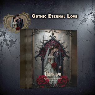 Gothic Eternal Love 3 Ring Binder
