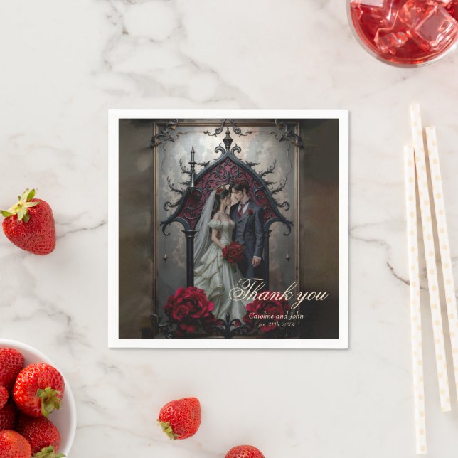 Gothic Eternal Love  Napkins (Insitu)