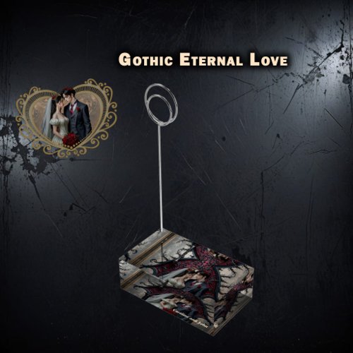 Gothic Eternal Love Place Card Holder