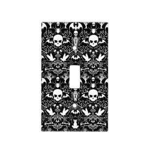 Gothic Everything Halloween Damask Light Switch Cover