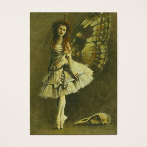 Customizable Gothic Fairy ACEO Artists Trading Card Business Card Template