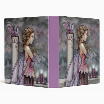 Gothic Fairy Dragon Binder by robmolily at Zazzle