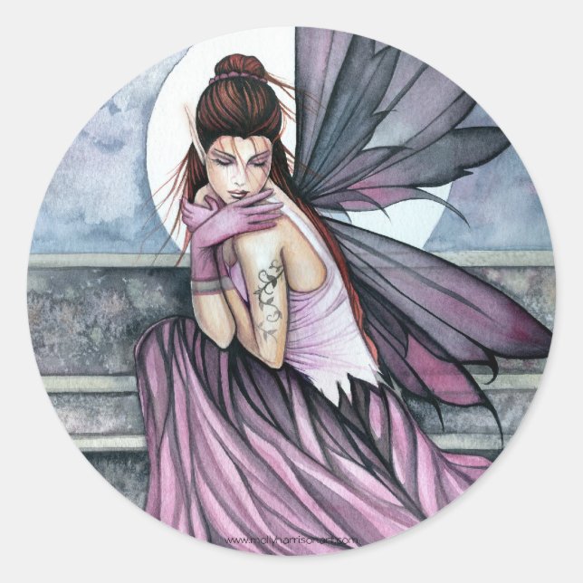 Gothic Fairy Fantasy Sticker by Molly Harrison (Front)
