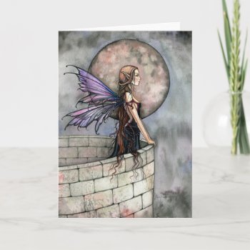 Gothic Fairy Greeting Card ~ Blank by robmolily at Zazzle