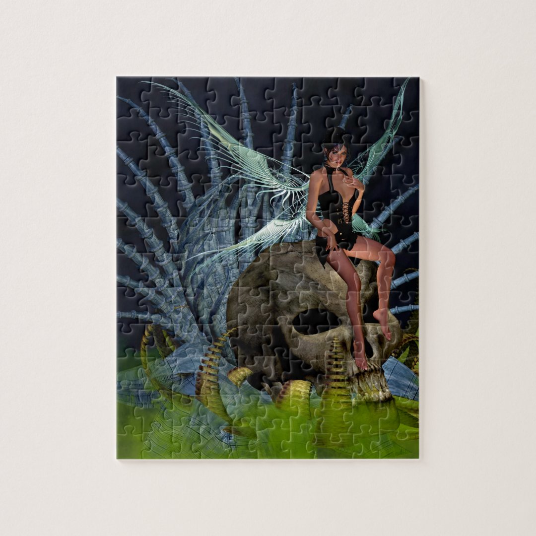 Gothic Fairy Jigsaw Puzzle | Zazzle