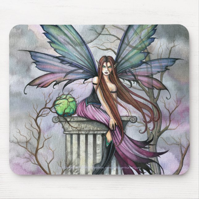 Gothic Fairy Mousepad by Molly Harrison (Front)