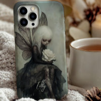 Gothic Fairy & White Rose | Custom Dark Fantasy
