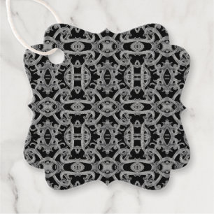 GOTHIC Fancy Square Gift Tags