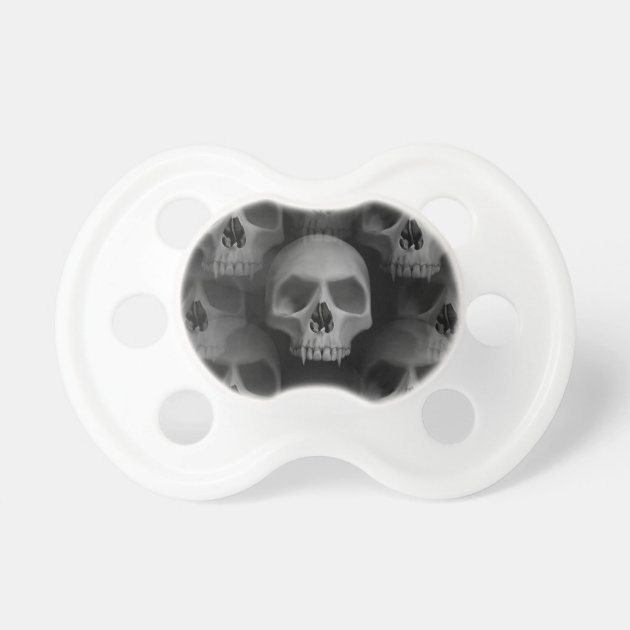 skull pacifier