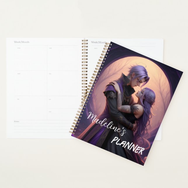 Gothic Fantasy Anime Couple Planner (Display)