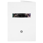 Gothic Fantasy Fairy Art Card (Back)