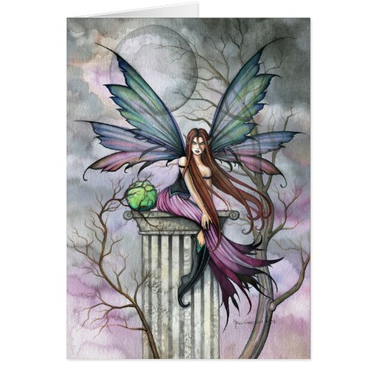 Gothic Fantasy Fairy Art Card (Front)