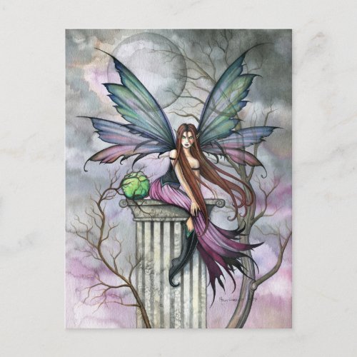 Gothic Fantasy Fairy Art Postcard