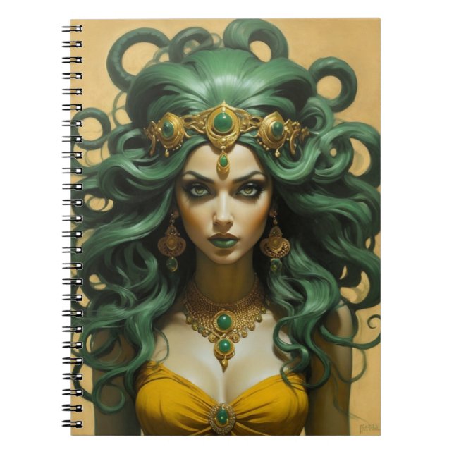 Gothic Fantasy: Medusa's Arabian Nights Notebook (Front)