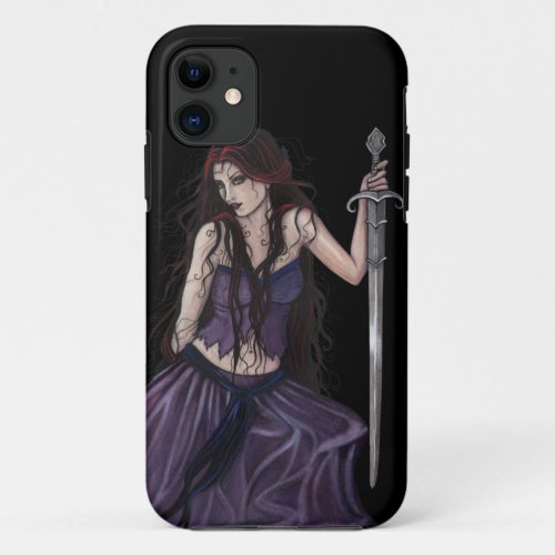 Gothic Fantasy Morgan Le Fay iPhone 11 Case