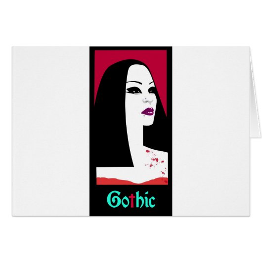 GOTHIC FASHION CARDS (Front Horizontal)