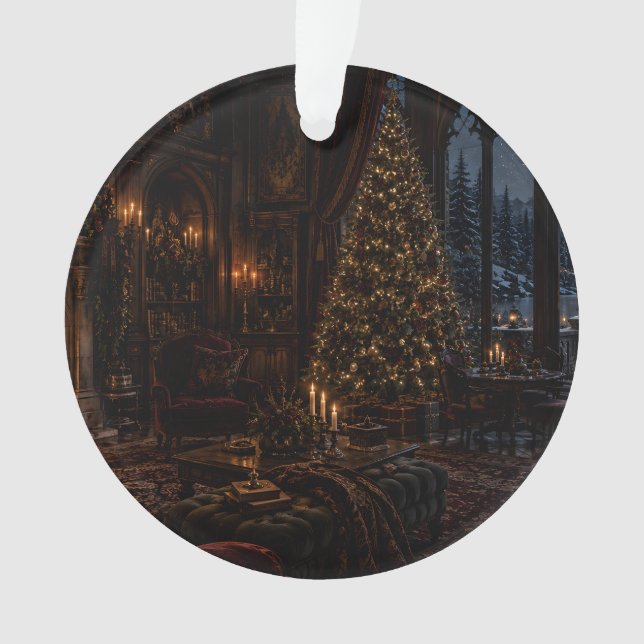 Gothic Fireside Parlor Ornament (Front)