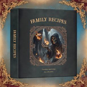 Gothic Flames, the guardian of the burning dice.  3 Ring Binder