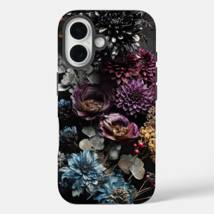 Gothic Floral iPhone 16 Case
