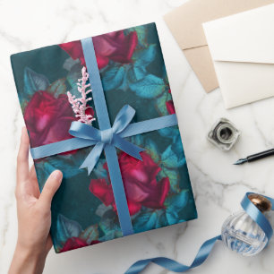 Gothic Floral Wrapping Paper
