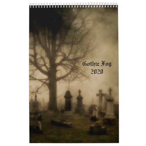 Gothic Fog 2020 Calendar