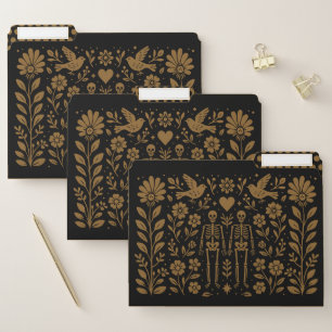 Gothic Folk Art File Folder Set