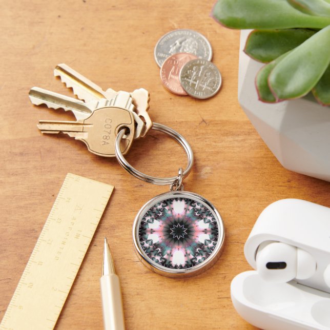Gothic Frozen Winter Spider Web Keychain (Desk)