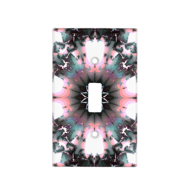 Gothic Frozen Winter Spider Web Light Switch Cover (Front)