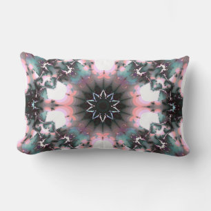 Gothic Frozen Winter Spider Web Lumbar Pillow