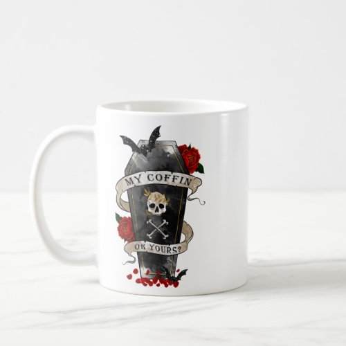 Gothic Funny Coffin  Coffee Mug