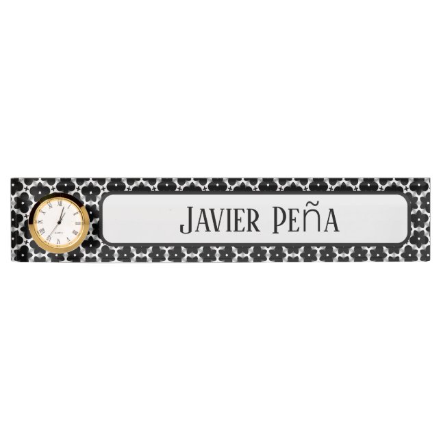 Gothic Garden Desk Nameplate (Front)