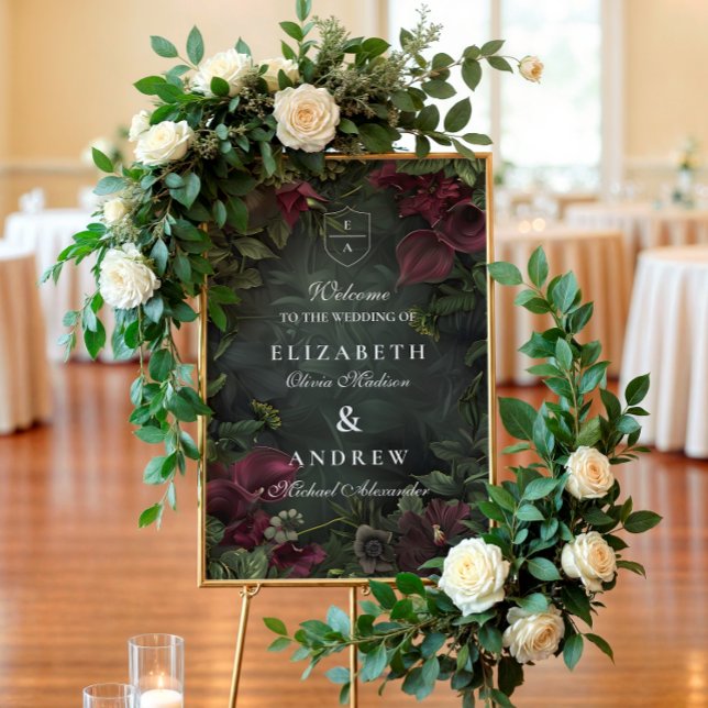 Gothic Garden Wedding Romance Foam Board (Creator Uploaded)