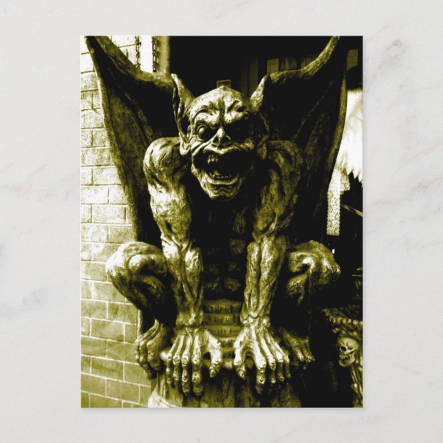 Gothic Gargoyle Postcard (Front)