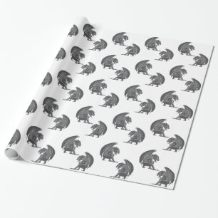 Gothic Gargoyles Wrapping Paper