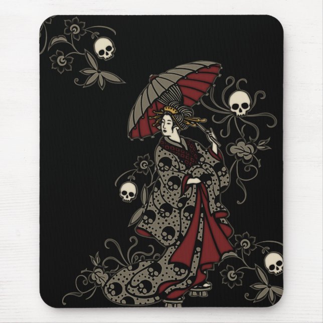 Gothic Geisha Mouse Pad (Front)