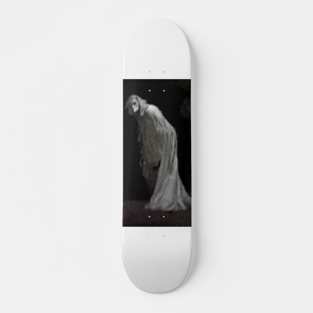 Gothic ghost skateboard deck (Front)