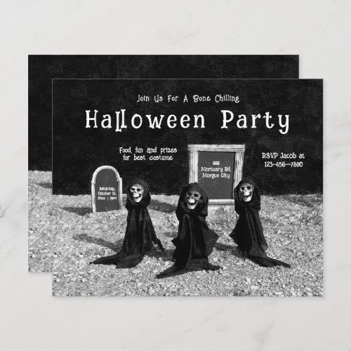 Gothic Ghouls In Cemetery Halloween Party Budget