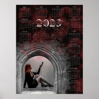 Gothic girl- 2023 calendar poster