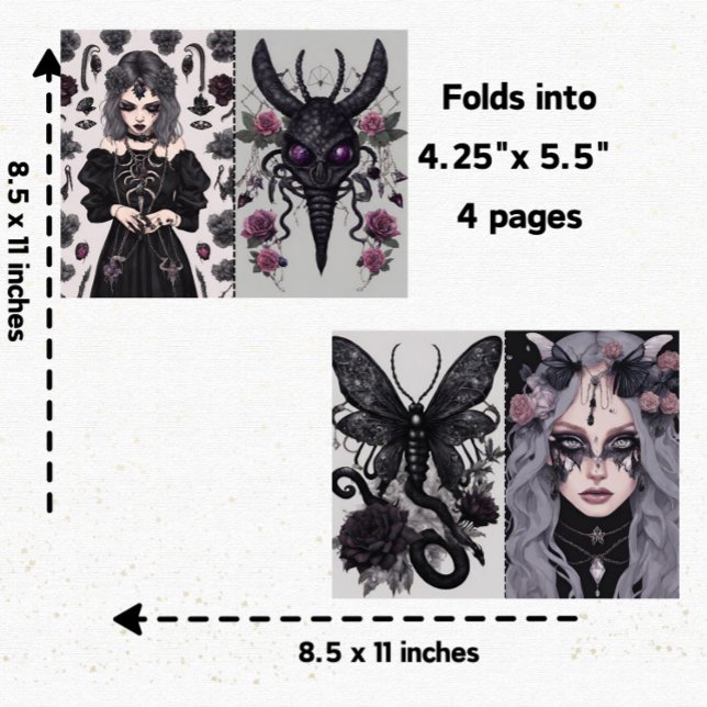 Gothic Girl  Goth Junk Scrapbook 5 (Creator Uploaded)