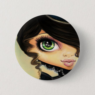 Gothic Girl - Mina Pinback Button