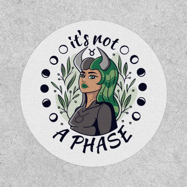Gothic Girl Quote Art Patch (Front)