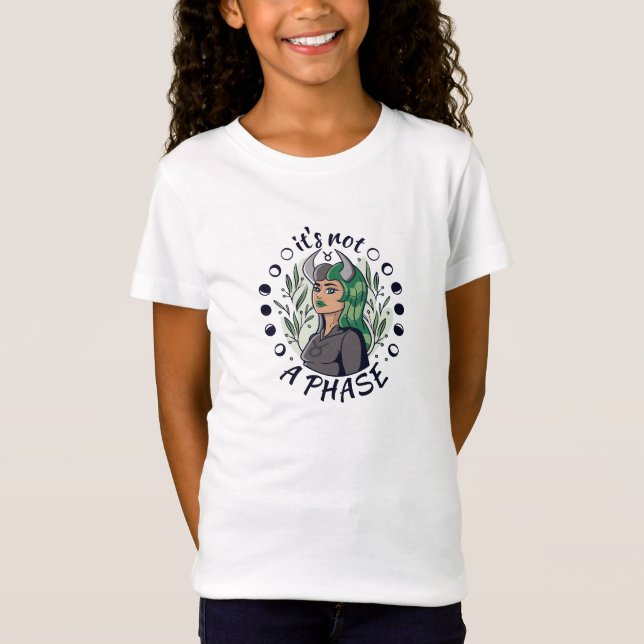Gothic Girl Quote Art T-Shirt (Front)