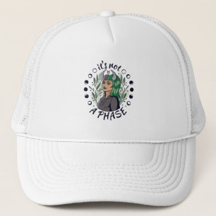Gothic Girl Quote Art Trucker Hat