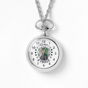 Gothic Girl Quote Art Watch