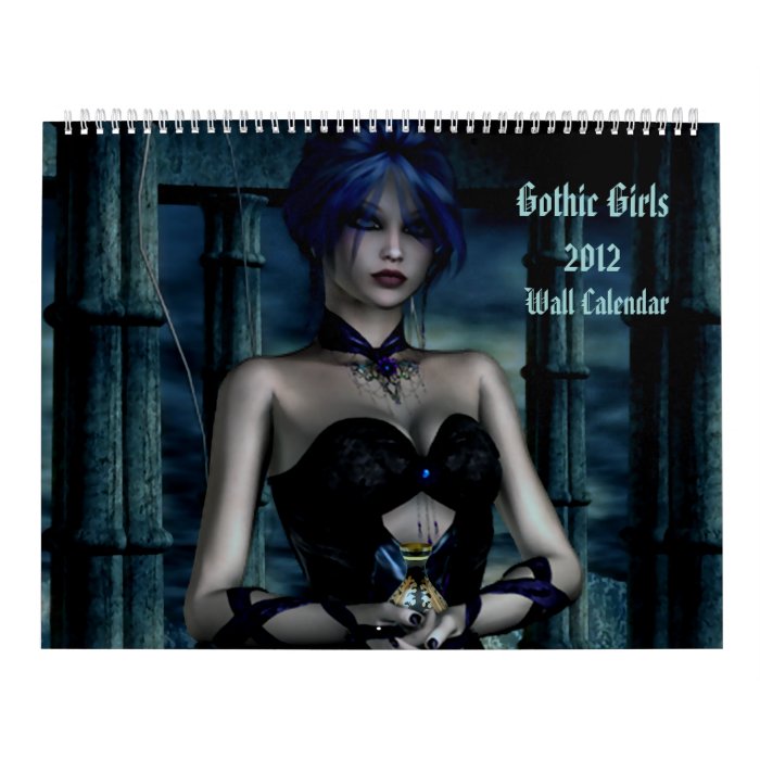 Gothic Girls 2012 Fantasy 3D Calendar