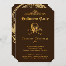 Gothic Glam | Invitations | Brown