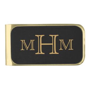 Gothic Glam Money Clip Monogram