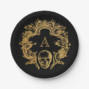 Gothic Glam Paper Plates