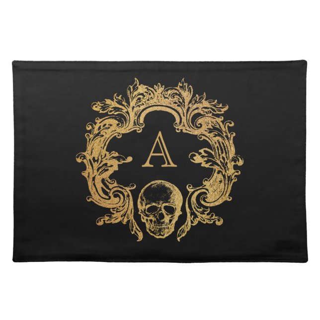 Gothic Glam | Placemat | Black (Front)